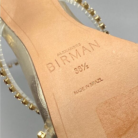 Alexandre Birman Dolores Crystal Ankle-Strap Sandals size 38.5 - Picture 13 of 13